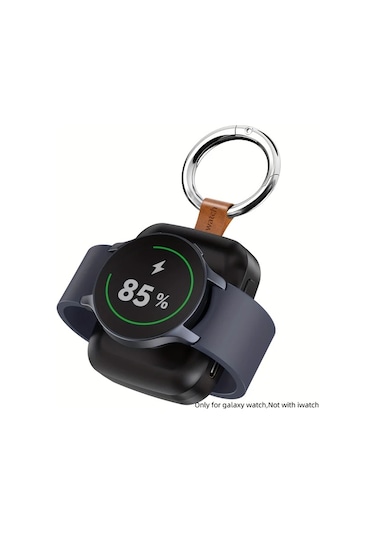 Honeybeeshop Pembe X12sx Taşınabilir Şarj Cihazı Samsung Galaxy Uyumlu Watch 7 Ultra 6 5 4 3 Active 2 1 İçin 1200mah Kompakt Tasarım Usb C Seyahat Dostu