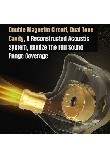 Skycity Mavi Qkz Tıtan Metal Kulak İçi Kulaklık, Telsiz Kontrol, Değiştirilebilir Kablolu, Mikrofonlu Spor Kulaklık Standart Versiyonu