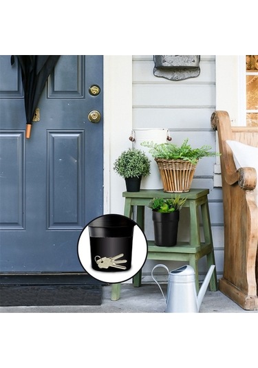 Gizli Saksı Kasa Para Kutusu, Anahtarlık, Gizli Bölmeli - Ulzyvf