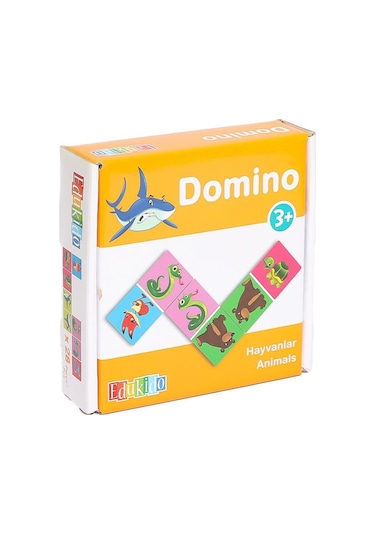 Edu-3013 Hayvanlar Domino -chiva