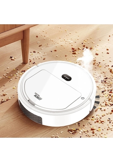 Maoyaya Suntek 4'ü 1 Arada Robot Süpürge, Usb Şarjı Ev Evcil Beyaz Beyaz