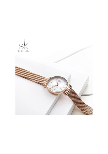 Novahub Moda Gümüş Kadranlı Kadın Kuvars Saat, Ayarlanabilir Milan Kayışı, Şık Ve Rahat Gümüş