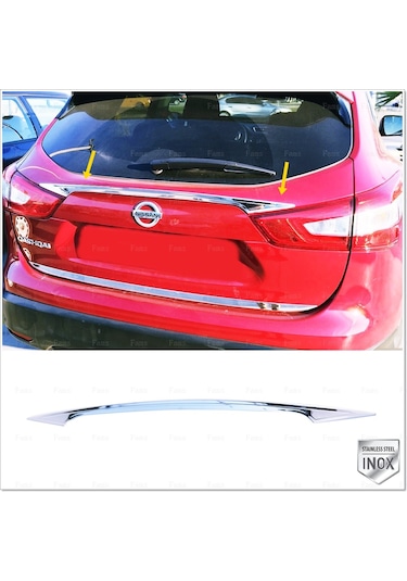 Nissan Qashqai Krom Bagaj Çıtası 2014 Üzeri P. Çelik N11.4