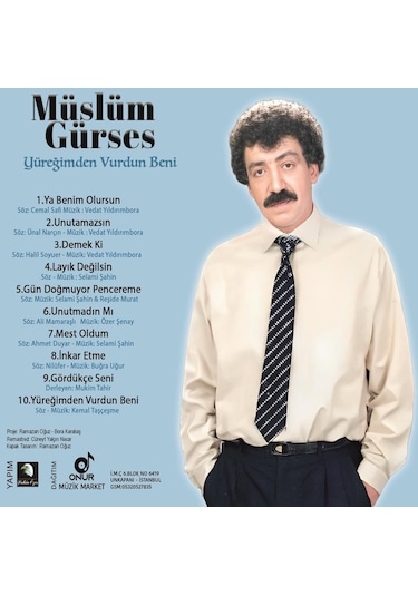 Müslüm Gürses - Yüreğimden Vurdun Beni Cd
