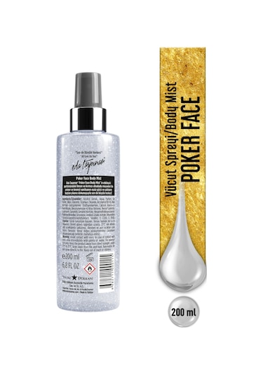 Eda Taşpınar Poker Face Body Mist Vücut Spreyi 200 ML
