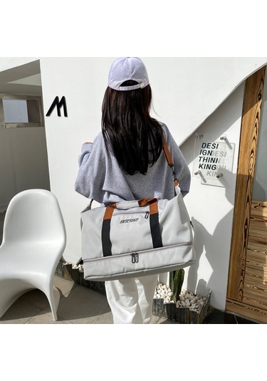 Seyahat Çantası Büyük Kapasiteli Biniş Çantası Islak Ve Kuru Ayrılmış Ayakkabı Çantası Fuşya