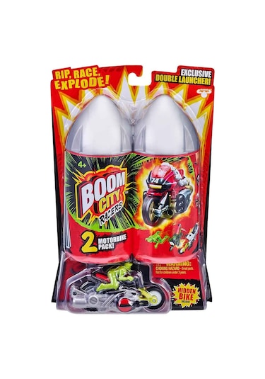 Boom City Racers Motorsiklet 2'li Paket Bmc06000