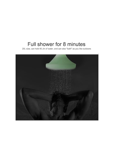 Aotu At6628 20l Outdoor Güneş Isıtmalı Duş Çantası Haki