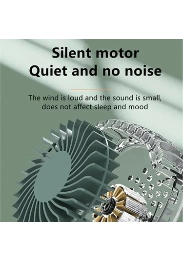 Liangmei Yeni Mini Taşınabilir Fan Taşınabilir Şarj Edilebilir