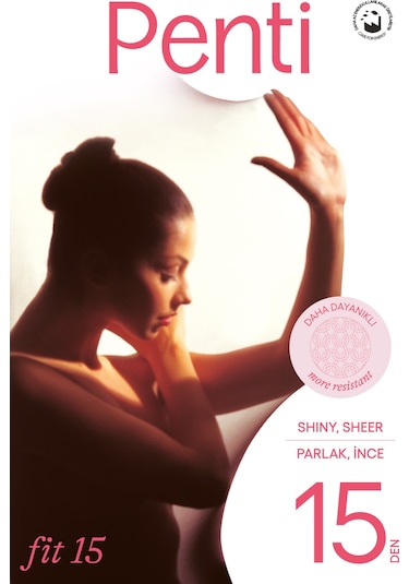 Penti Fit 15 Kestane Külotlu Çorap Kestane/44