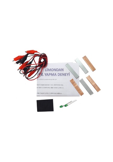 Ece Limondan Pil Yapma Deney Seti Sebze Meyveden Pil Yapma