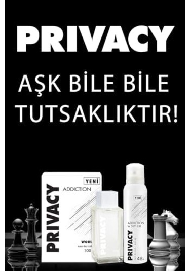 Prıvacy Addiction Woman Deodorant, 150 Mililitre