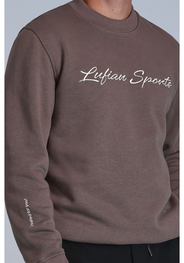 Lufian Loved Erkek Sweatshirt Bakır 112030137100450 Bakır