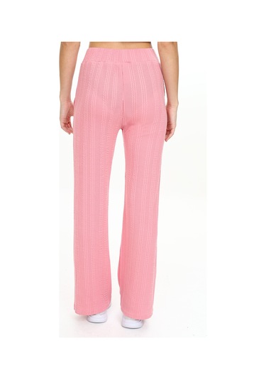 Denokids Kız Çocuk Boru Paça Pembe Basic Eşofman Altı Renkli Pembe