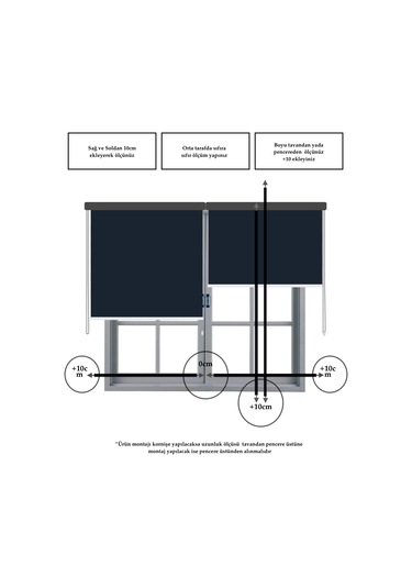 Br Perle Home Lacivert Rengi Düz Mekanize Stor Perde Yüksek Kalite Metropol Serisi Lacivert
