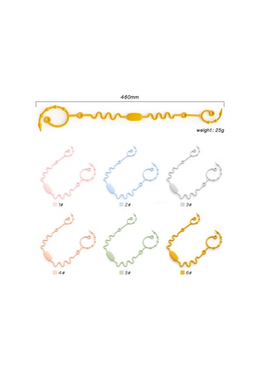 Suofeng Bebek Emzik Zinciri - Toksik Olmayan, Dayanıklı Ve Kayıp Önleyici Silikon Tasarım