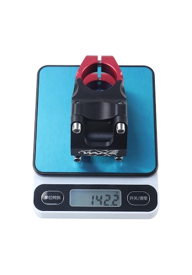 Wake Alüminyum Gri / Mor 31.8 50mm Kısa Gidon Boğazı Mor