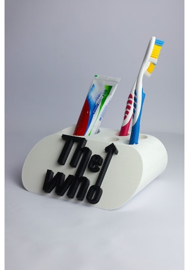 The Who - Dekoratif Diş Fırçalık Beyaz