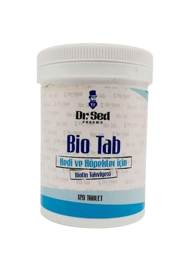 DR.SED Kedi ve Köpekler İçin Biotin Takviyesi 120 tablet