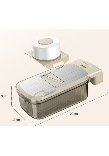 Wondernest Sebze Patates Mutfak Lichen Kesici, Pratik Çok Yıl Gri Gri