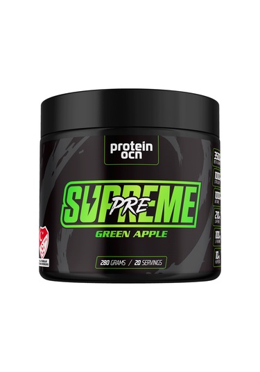 Proteinocean Preworkout Supreme Yeşil Elma - 280g - 20 Servis