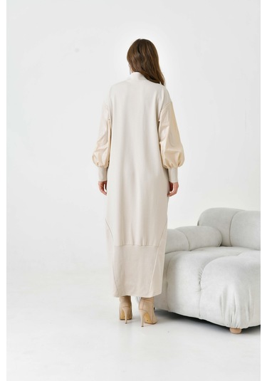 Ftz Kadın İki İp Elbise Beige 30950 Beige