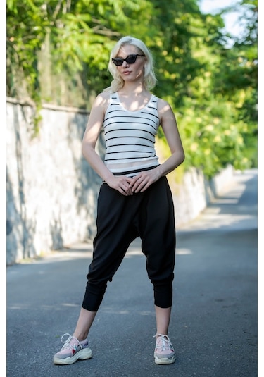 Baykim Sports Wears Unisex Siyah Rahat Şalvar