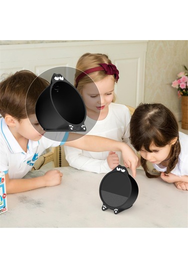 Amazon Echo Spot 2024 İçin Silikon Kılıf Yumuşak Su Geçirmez Toz Geçirmez