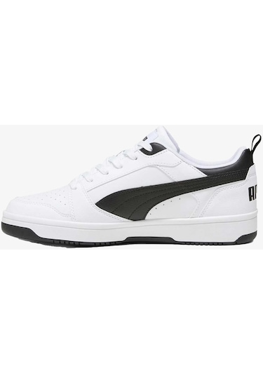 Puma Erkek Sneaker Beyaz Siyah 392328-02 Rebound V6 Low 24k680000777 680113 Beyaz - Siyah