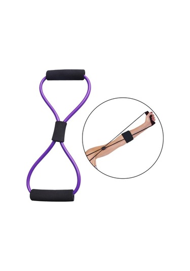 Maoyaya 8 Şekilli Direnç Bandı Elastik Halat Ev Menekşe Menekşe, Enerji Artırıcı Menekşe