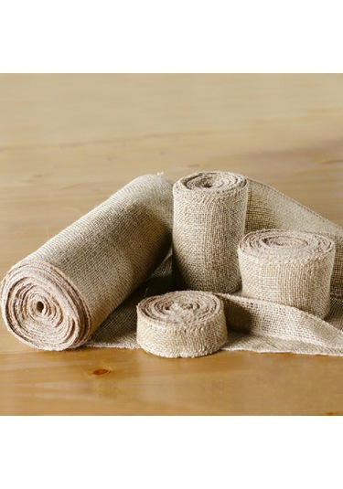 Suntek Craft Şerit Rulo 6 Inç Geniş Dekoratif Çuval Bezi