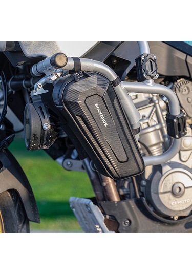 Skycity Motosiklet Sert Kasa Triangular Çanta - Önden Asılı 2.5l, Plastik+kumaş Malzeme, Kolay Montajlı, Motosiklet Demir Demirleme Gereklidir