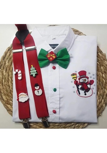 Coolpartyshop Askı Papyon Pantolon Kırmızı