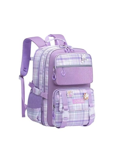 Wawashop Yeni Büyük Kapasiteli Ultra Hafif Sevimli Öğrenci Okul Çantası Cun6tl Renkli