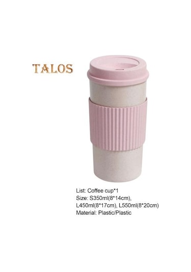 Yeşil 350 Ml/450 Ml/550 Ml Kahve Kupa Sızdırmaz Anti-haşlanma Dayanıklı Mükemmel Çok Amaçlı İçecek Kahve Su Kapaklı Bardak Okul İçin 350 Ml