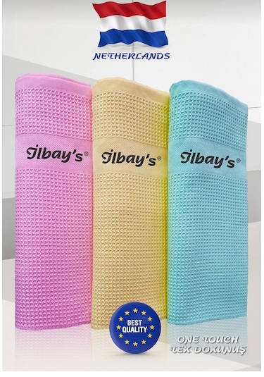 İlbay's Temizlik Bezleri 3 Paket 9 Adet Baskılı Qr Kodlu (İthal)