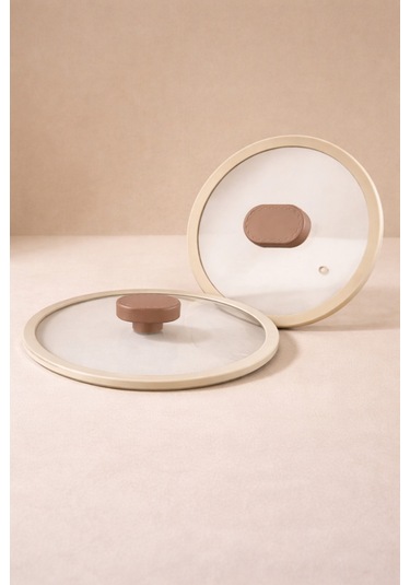 20/24/26 Cm Silikon Cam Kapak Ve Tepe