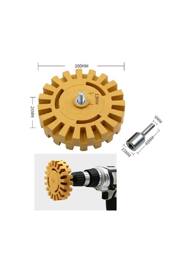 Sones Pnömatik Kauçuk Çıkarma Tekerleği Kauçuk Cilalama Tekerleği Araba Lastiği Cilalama Tekerleği, Özellikler: 26mm Kalın Kesit