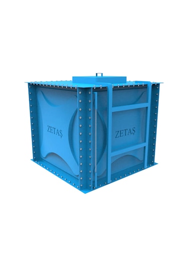 Zetaş Fırın Boyalı Modüler Su Deposu 1250 L