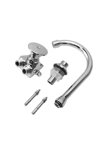 Hangfox Bakır Mutfak Lavabo Ayak Pedalı Kontrol Valfi - Ev Ve Ticari Kullanıma Uygun - Sıcak/soğuk Su Hızlı Akışlı