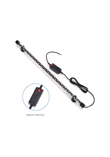 Symbee 28cm Ip68 Su Altı Led Akvaryum Işığı - Mavi Beyaz Işık, Su Bitkileri Ve Balık Görseli İçin Enerji Tasarruflu, Avrupalı Standart Çok Renkli