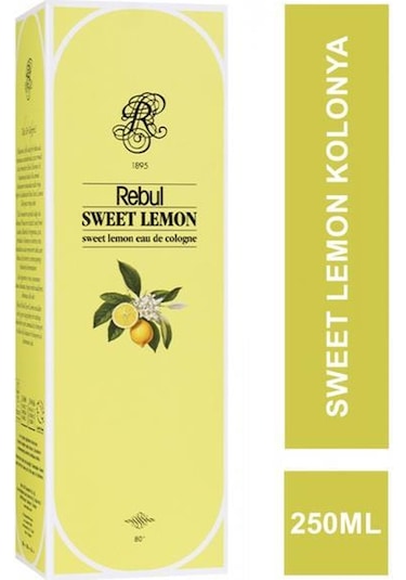 Rebul Sweet Lemon Kolonya Cam Şişe 250 ML