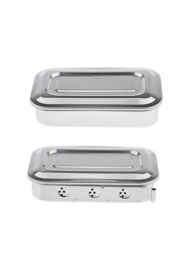 Homyl Kapaklı Çelik Alet Saklama Deliği Kutusu Aletler A