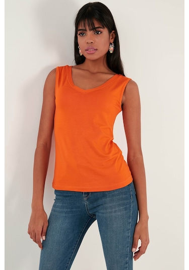 Lela Bayan Bluz 5864384 Oranj Oranj