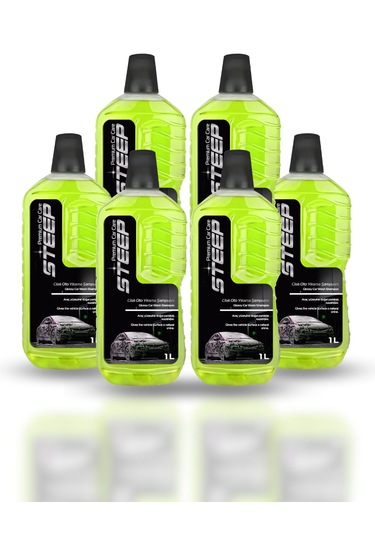 Steep Ultimate Cilalı Oto Şampuan Ph Nötr 1 Lt 6 Adet