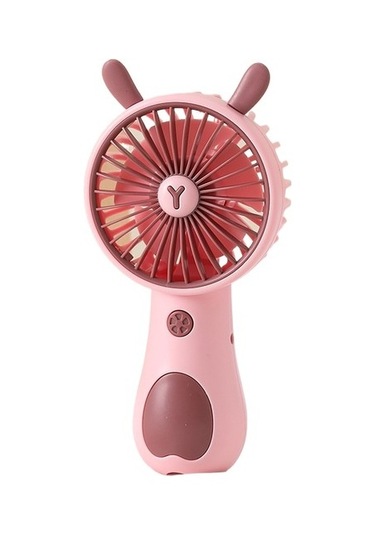 Elde Taşınabilir Sevimli Mini Fan 2736 Pembe