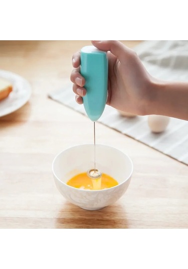 Ulzyvf Yumurta Süt Süt Pembe Pembe Paslanmaz Mutfak Mini Köpürtücü Kahve Kahve Ev Elektrikli Çırpıcı Çelik Çay Blender Nd Pembe