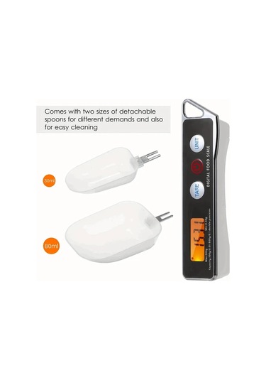 Oldfriend Red 500g 0 1g Dijital Ölçek Kaşığı Hafif Mutfak Tartısı Çay Kahve Baharat Kırmızı