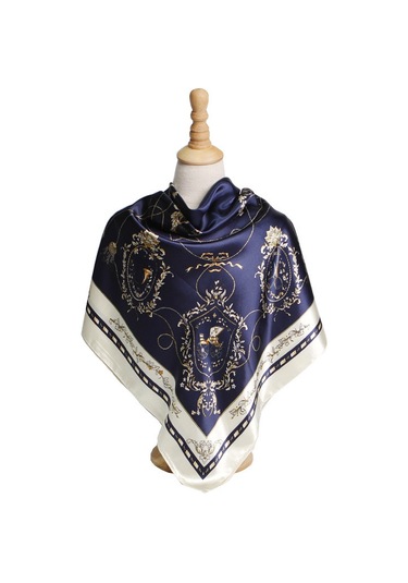 Padalink Kadınlar İçin Yeni Desenli Kaju Desenli Simülasyon İpek Büyük Şal, Dokuma Etekli, Atkı/oturma Kullanıma Uygun, 90cm, Kırmızı Kenar, Perakende/toplu Satış F90sd22080207-1 Kırmızı