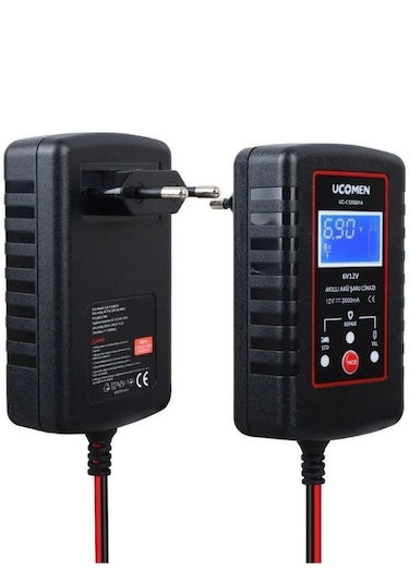 Ucomen Uc-c120201a 6/12v 2a Siyah Akü Şarj Cihazı